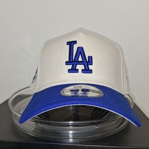 New Era Blue and White LA Cap